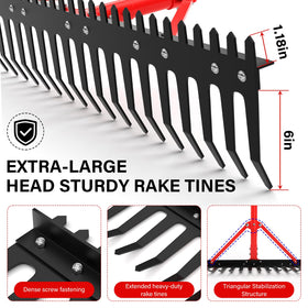VASALAID double-sided teeth for efficient weed and leaf removal in water