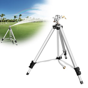 VASALAID heavy-duty tripod base provides stable irrigation for large lawns.