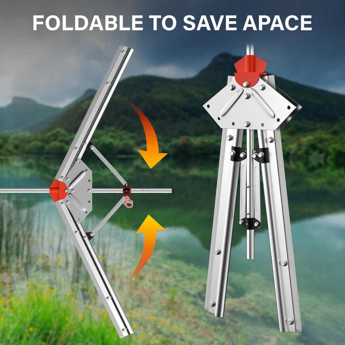 VASALAID Lake Weed Cutter Pro hex nut design keeps operation stable