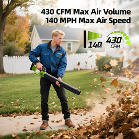 VASG fast charger enables rapid recharging for continuous yard work.