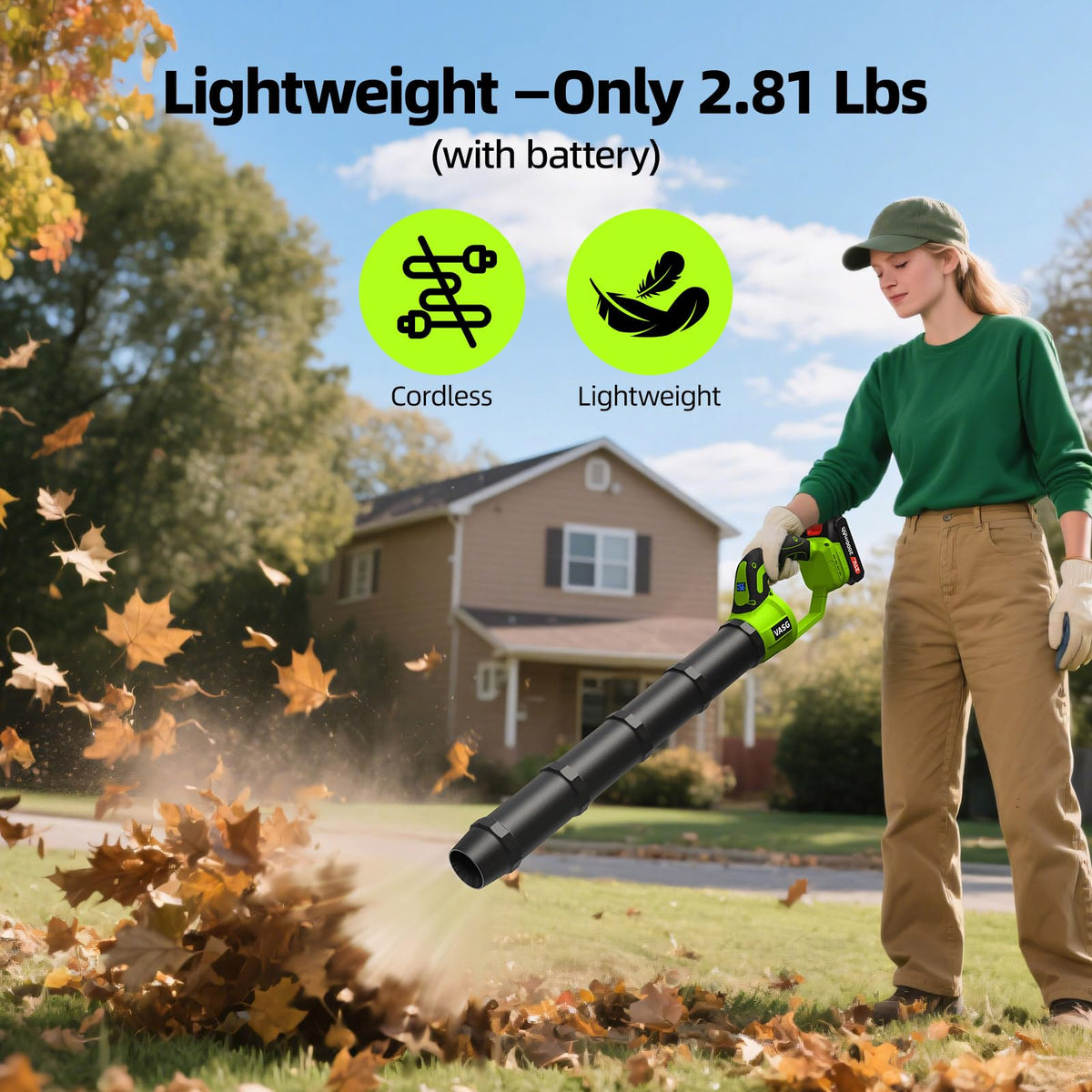 VASG lightweight design allows comfortable one handed operation.
