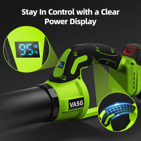 VASG twist lock nozzle adjusts length securely for tidy storage.