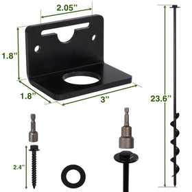 VASGOR drill adapter kit enables fast, tool-ready anchoring.