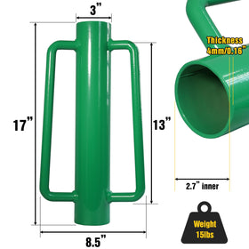 VASGOR post driver with anti-rust coating for durability outdoors.