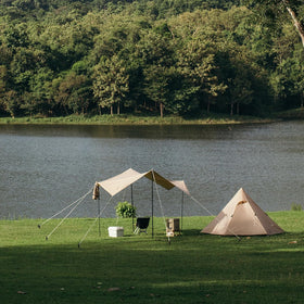 Ground anchors for tents, sheds, and canopies provide reliable stabilization
