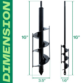 VASGOR heavy-duty steel construction for durable outdoor use