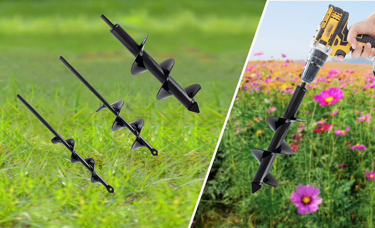 VASGOR Set 3 5x12 auger bulb dig: efficient bulb placement.