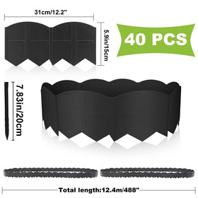Vashly 40 stakes included anchor borders for lasting garden edges.