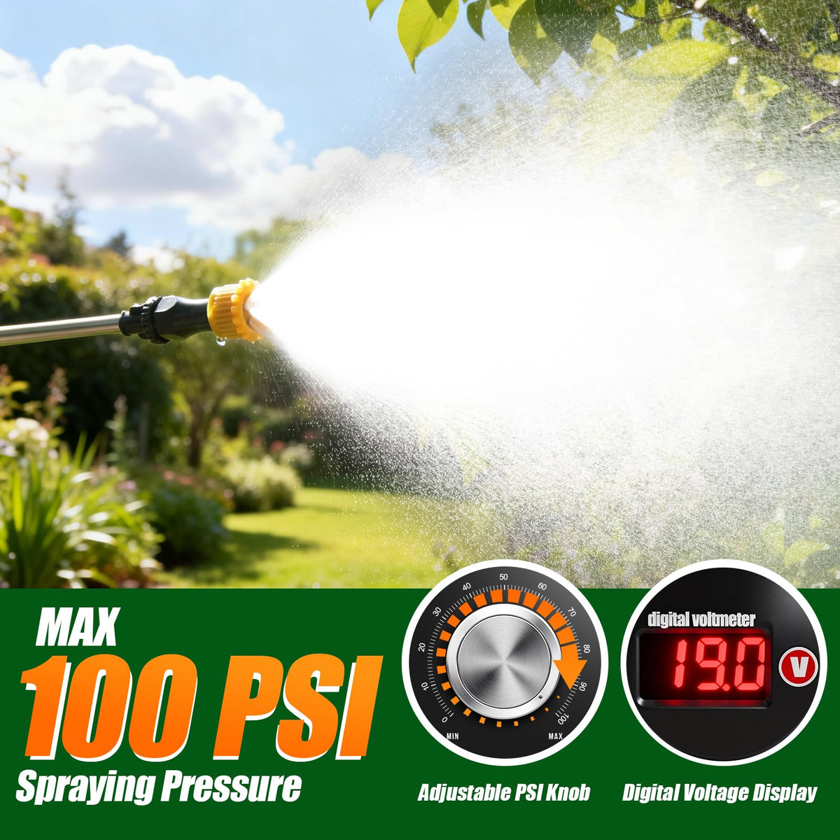 VAXMAY-42-inch-telescopic-wand extends spray reach to hard-to-reach areas.