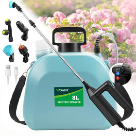 VAXMAY sprayer handle with indicator for quick battery level checks.
