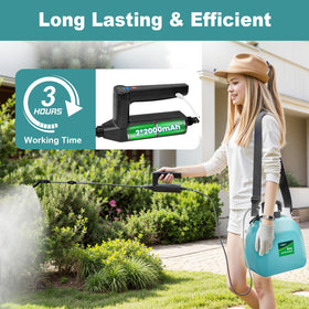 VAXMAY sprayer retractable wand for reaching high or distant areas.