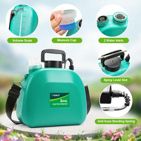 VAXMAY heavy-duty HDPE/ABS construction withstands outdoor use.