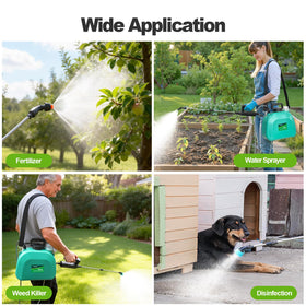 VAXMAY shoulder strap and ergonomic grip reduce fatigue during spraying.