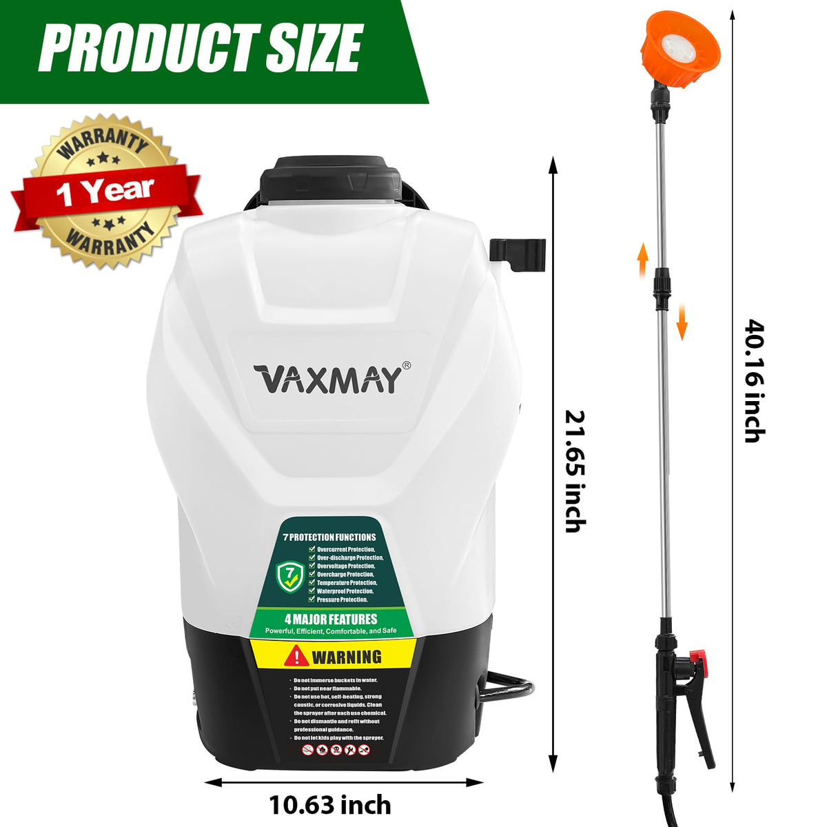 VAXMAY-wide-mouth-tank-filter emphasizes easy refills and debris prevention.