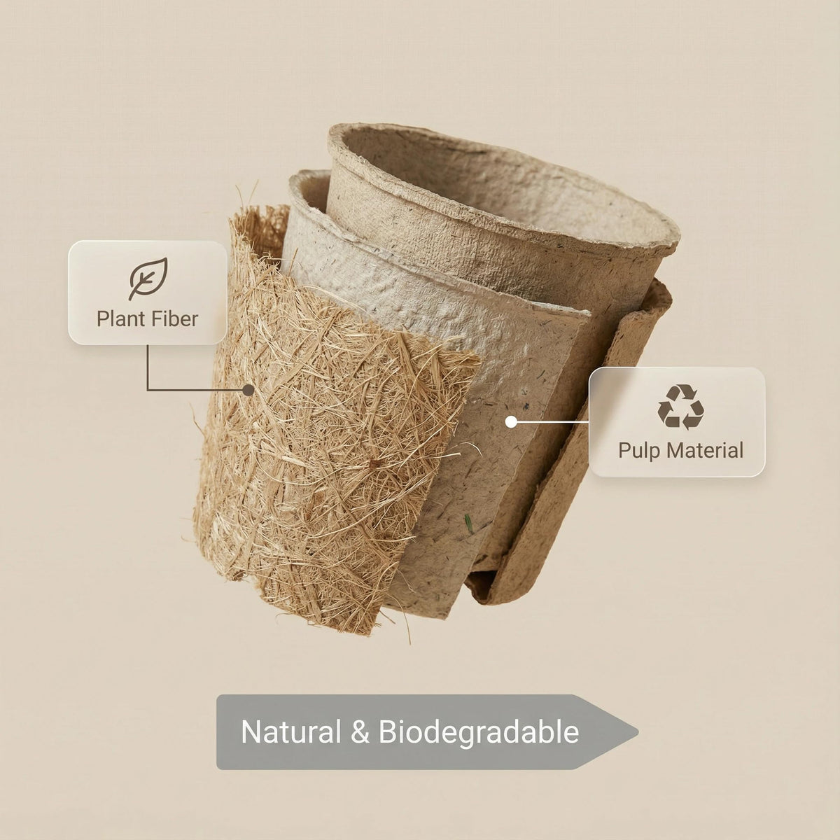 Vayantgo breathable 5-inch seed pot supports healthy roots
