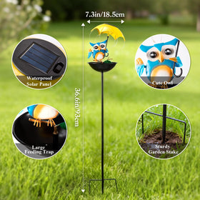 Vbioa solar powered bird feeder light brightens nights for wildlife viewing