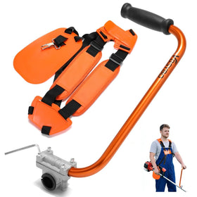 VBSYBO back-saver handle extension reduces arm fatigue during trimming.