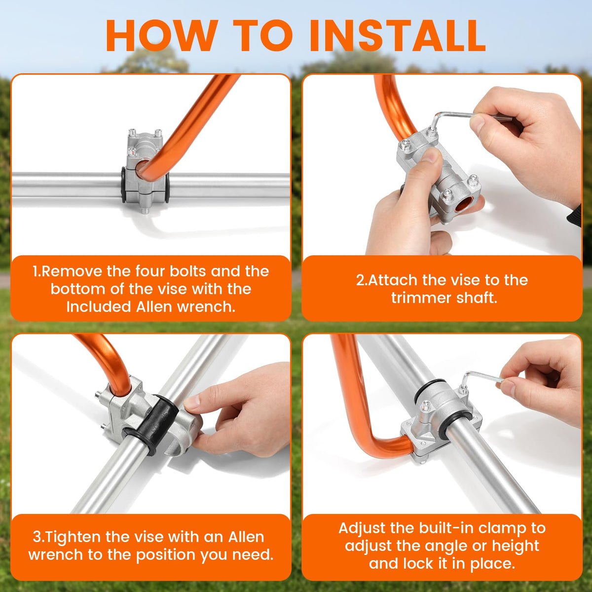 VBSYBO complete package includes strap, washers, clamp and tools.