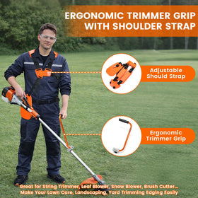 VBSYBO double shoulder strap harness distributes weight for long sessions.