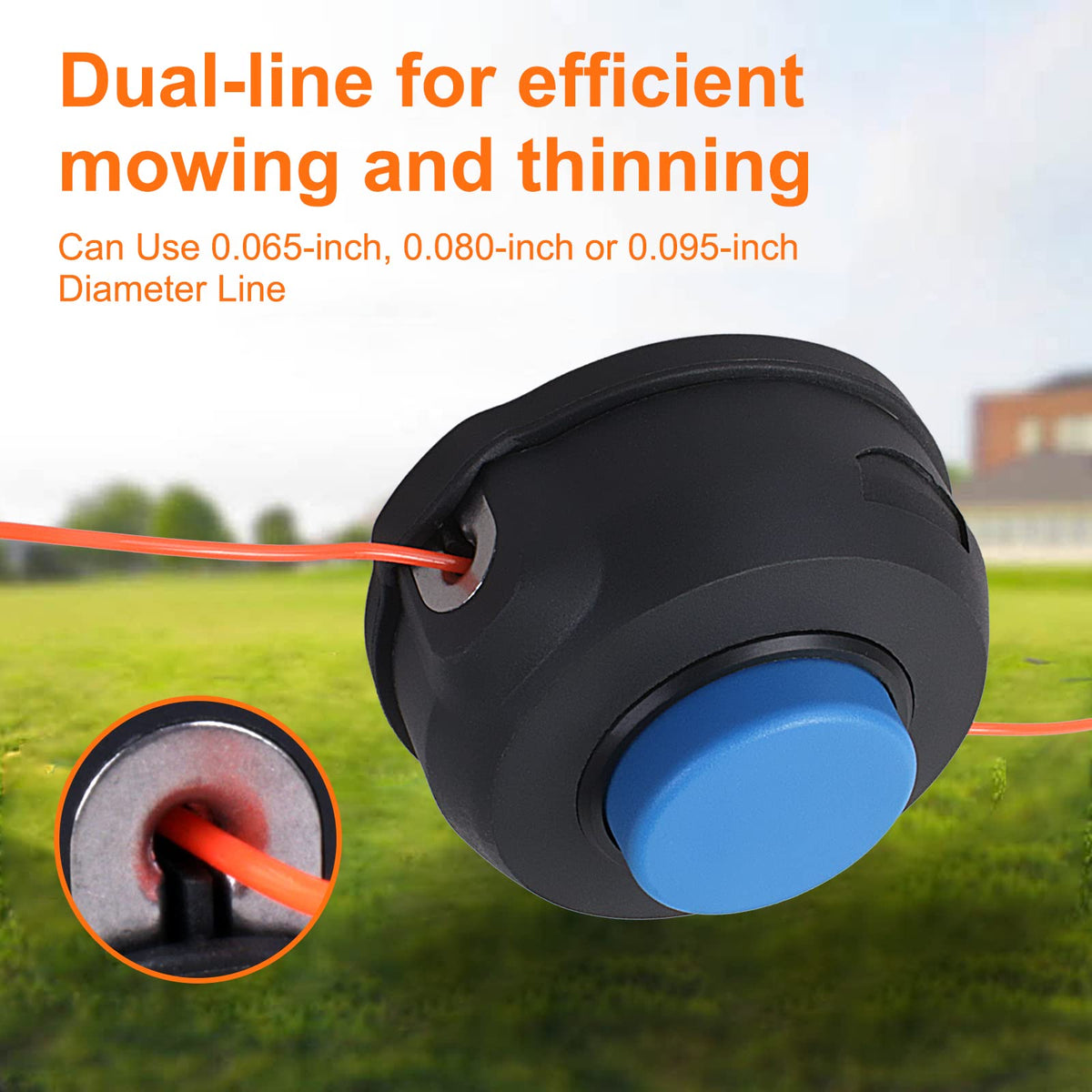 VBSYBO easy replacement design enables fast head swap for your trimmer.