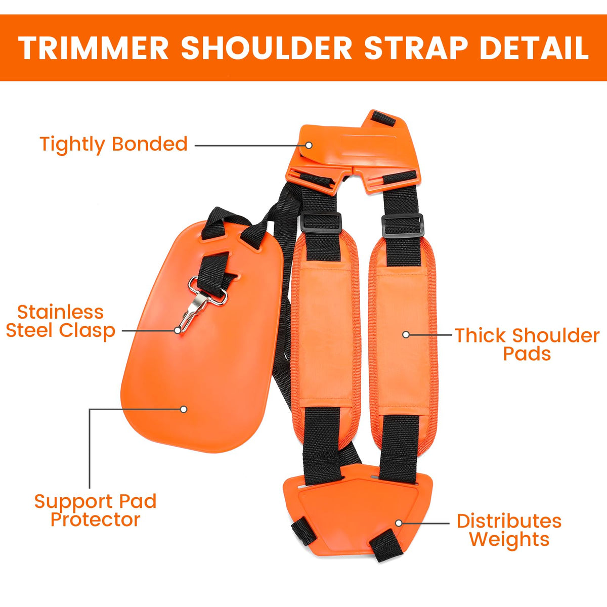 VBSYBO ergonomic aluminum grip offers lightweight durability during use.