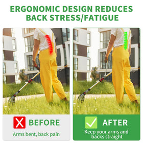 VBSYBO ergonomic aluminum grip increases comfort during extended trimming