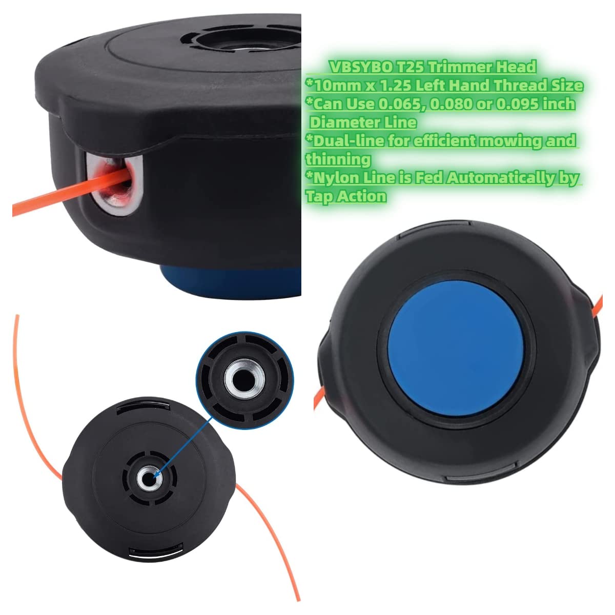 VBSYBO compact packaging keeps two heads organized for storage.