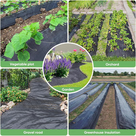 VBWSL garden ground cover 5ft x 100ft protects soil and moisture