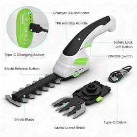 VCAN ACTIVE lightweight design reduces wrist fatigue during trimming