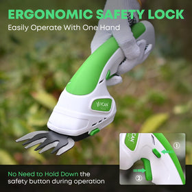 VCAN ACTIVE lightweight handheld trimmer at 1.28 pounds for easy maneuverability.
