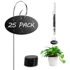 Vcekract plant labels acrylic stakes closeup for durable outdoor marking.