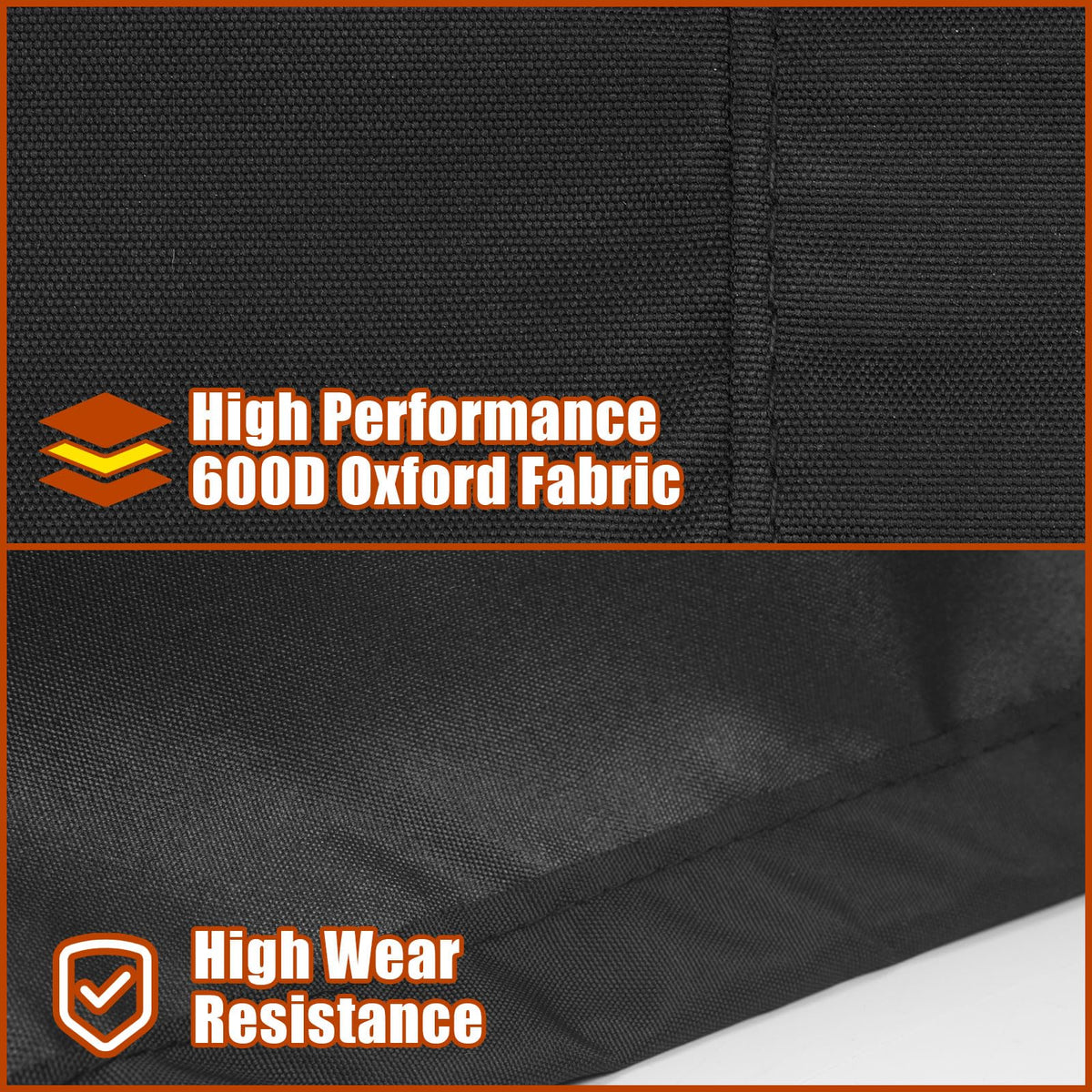 vchin easy-to-clean grill cover rinses clean with water.
