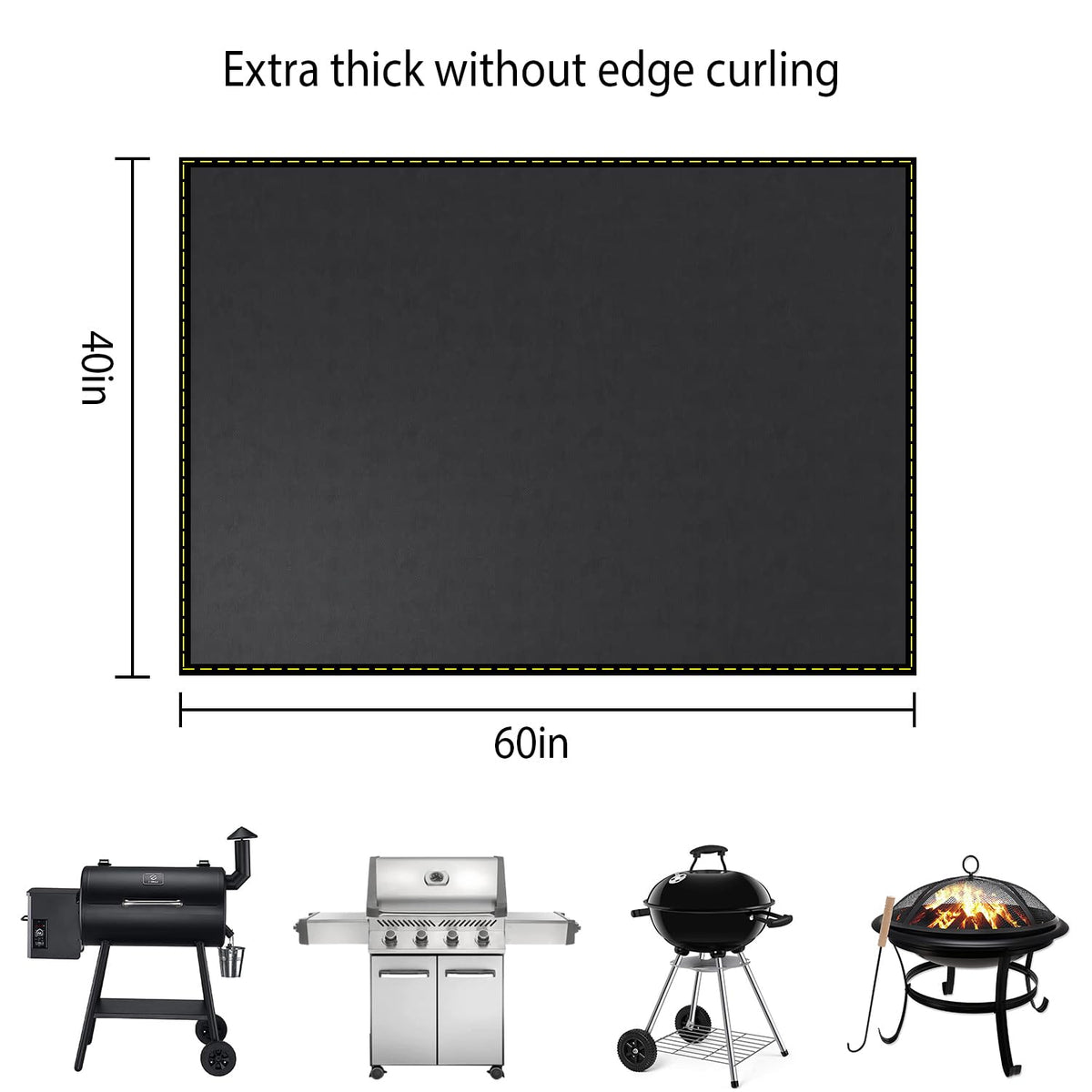VCHOMY fireproof waterproof surface design shown for outdoor use