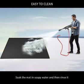 VCHOMY foldable under grill mat for easy storage after use