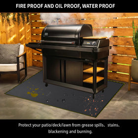 VCHOMY silicone-coated fiberglass construction for durable non-slip protection