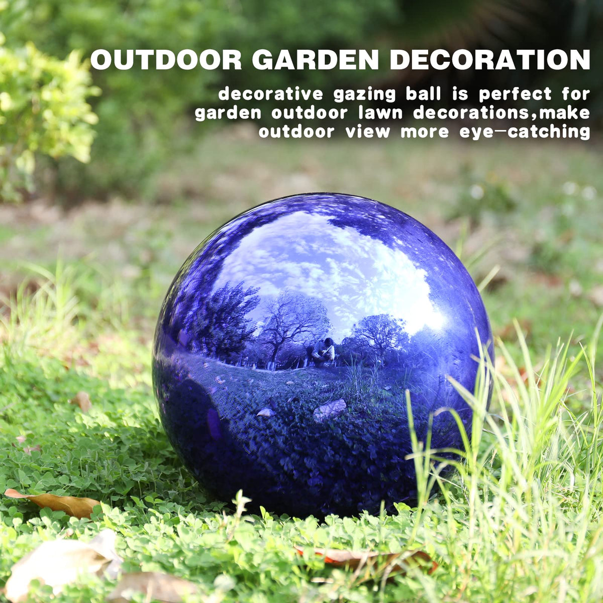 VCUTEKA 10-inch globe ideal for indoor or outdoor display spaces.