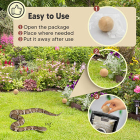VDKOGSX Snake Deterrent packaging highlights 8P/Bag set for quick use.