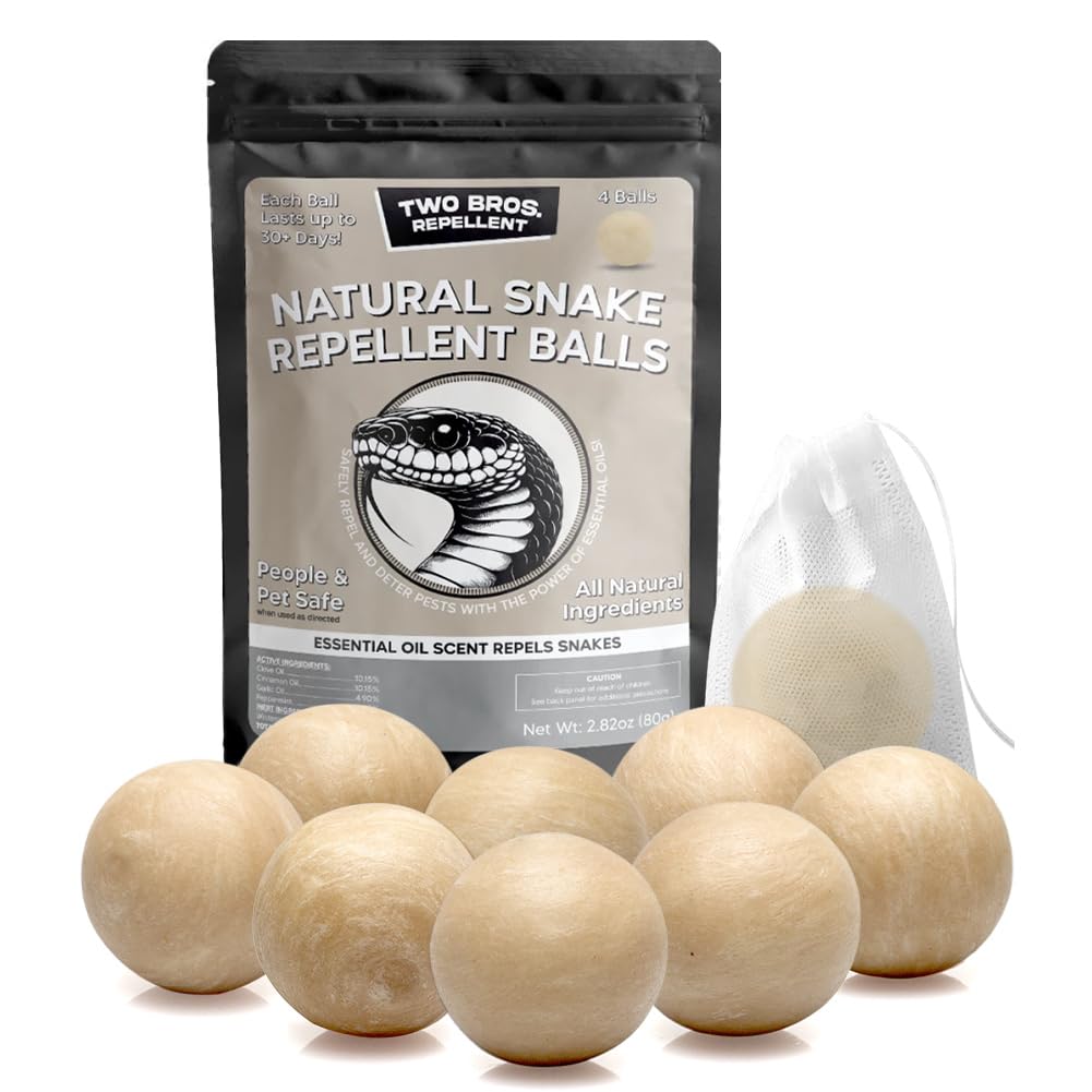 VDKOGSX Snake Repellent outdoor balls protect your yard from snakes.