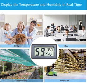 Veanic fridge temperature hygrometer helps keep cold storage within target ranges.