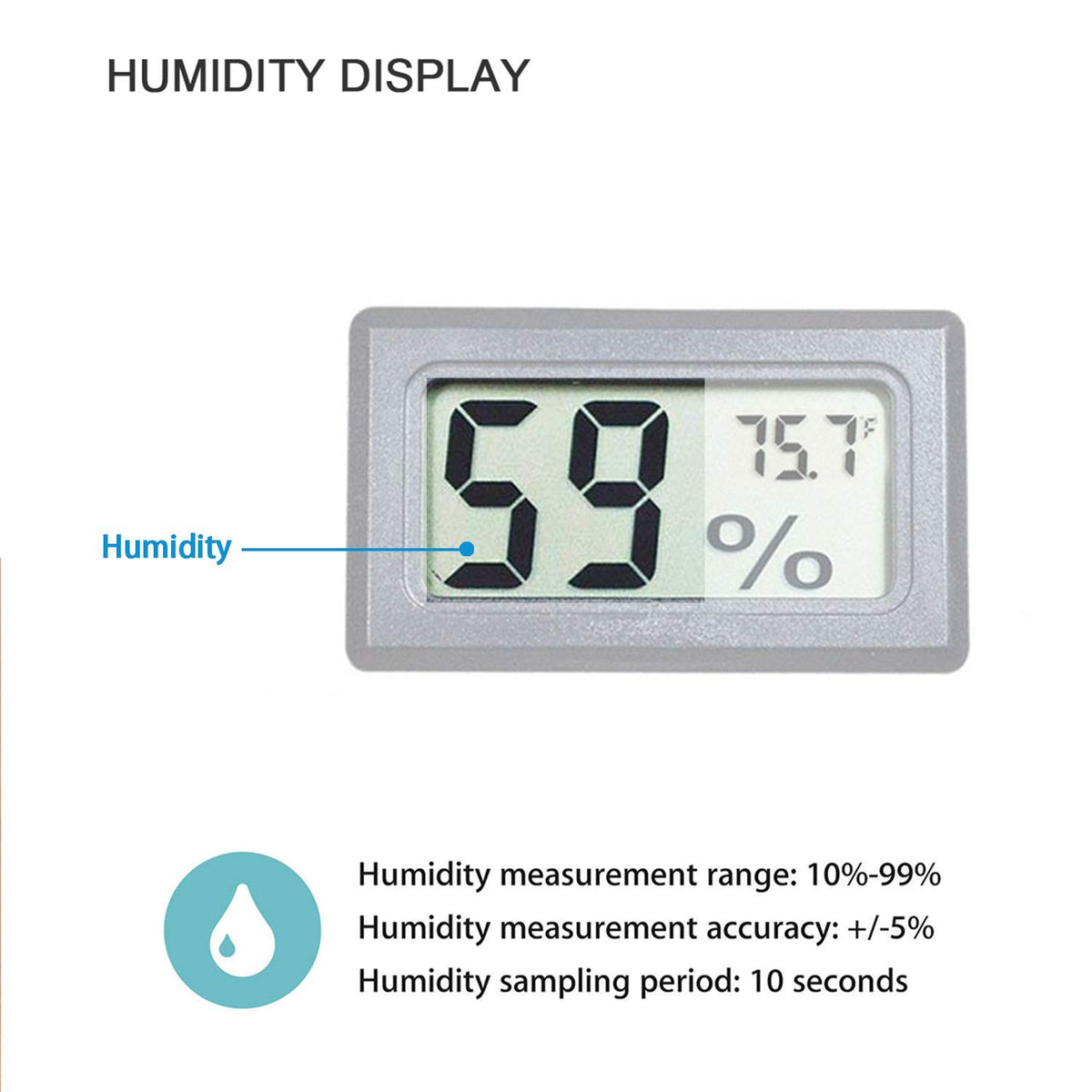 Veanic guitar case hygrometer protects instruments with reliable climate data.