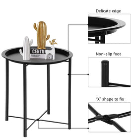 VECELO outdoor-indoor-use suitable for balcony, patio, or bedside setup.