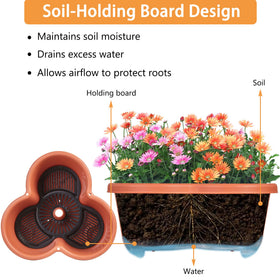 VECELO planter shows soil moisture retention for longer hydration.