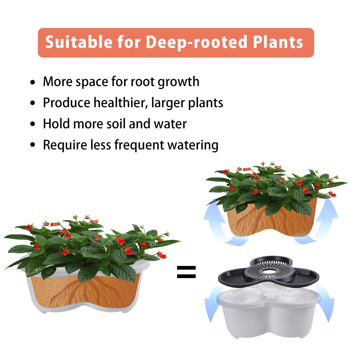 VECELO space-saving garden for small patios and balconies