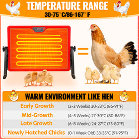 VEDALIO floor-standing setup adapts to different coop layouts for flexible heating.