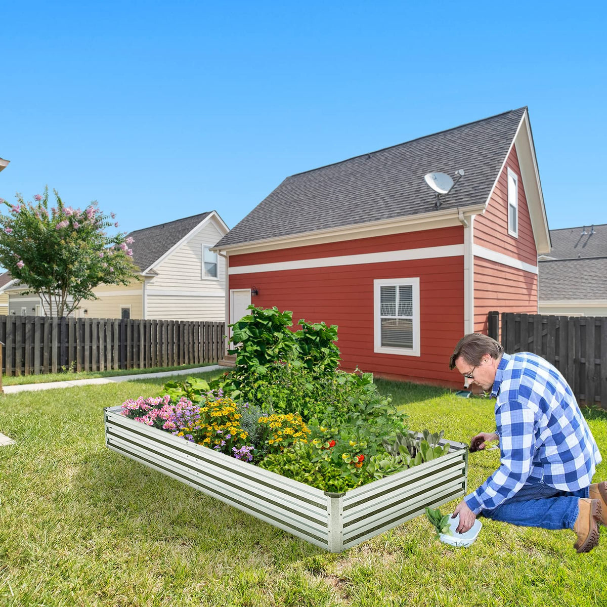 Veezyo kit includes clear instructions for quick outdoor assembly