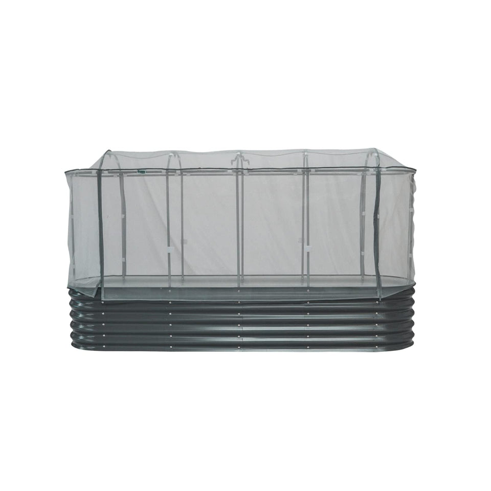 Vego garden cover system 2x8 fit shields bed and promotes growth