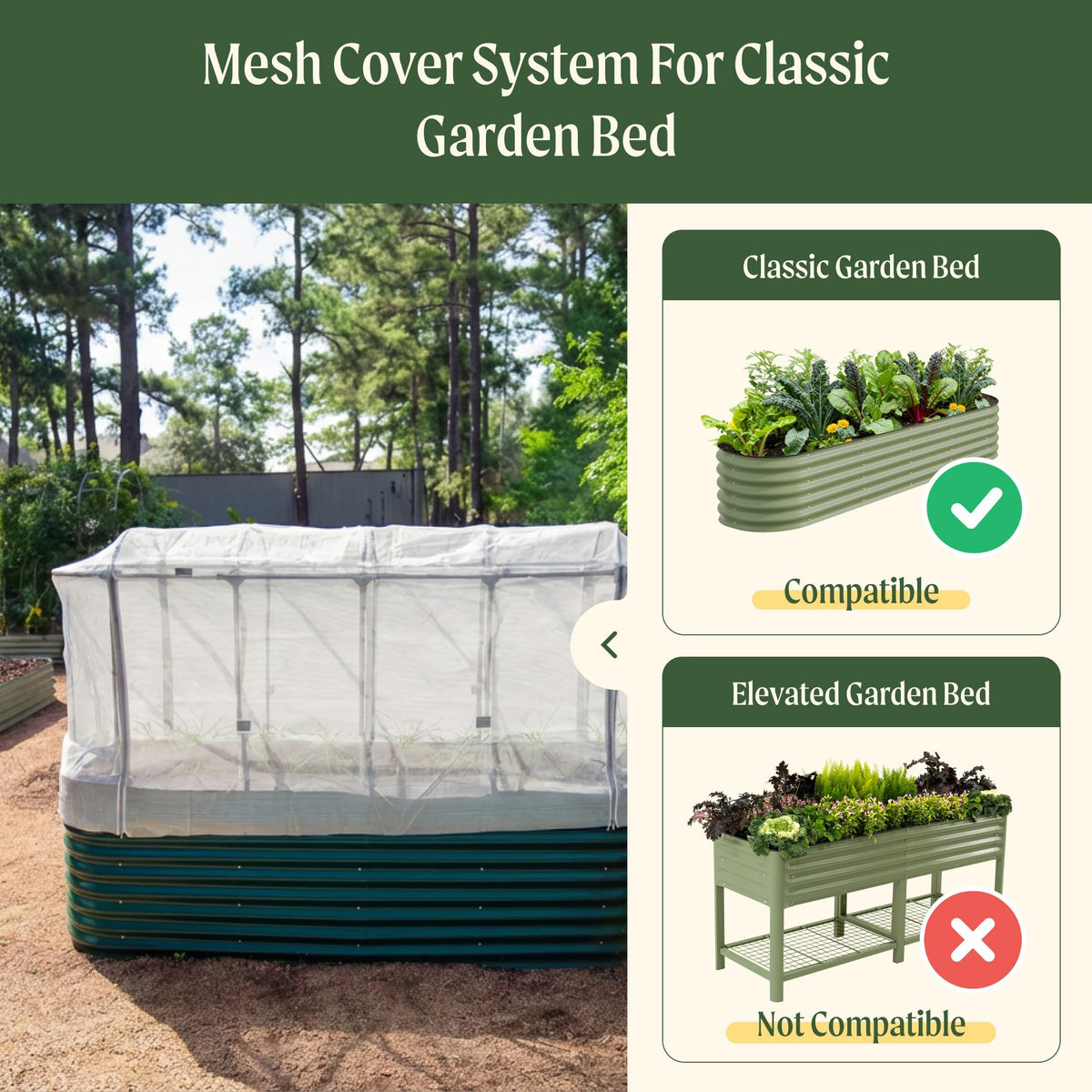 Vego garden mesh cover UV-resistant protects crops from sun and pests