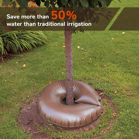Vego garden UV-resistant watering bag withstands sun exposure for longer life.