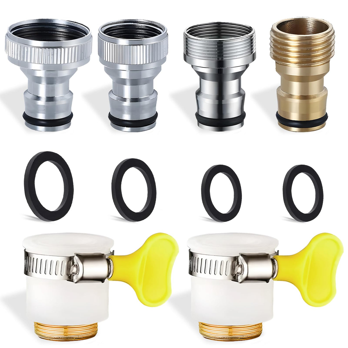 VEINARDYL 6-piece quick connector set overview enables versatile appliance connections