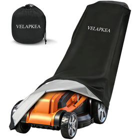 VELAPKEA universal fit mower cover shields most push mowers from rain and dust